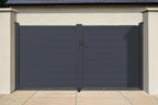 Casanoov Aluminium Folding Driveway Gate 4m x 160cm Grey - KIT-000024