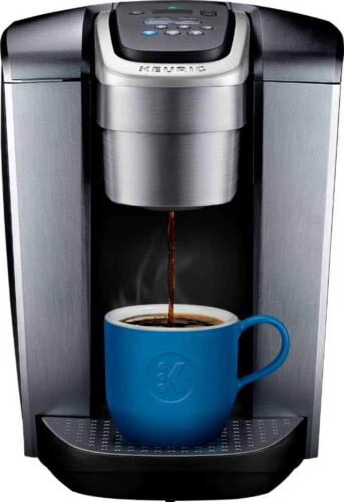 Keurig Single Serve K-Cup Pod Coffee Maker, Brushed Silver - K-Elite