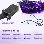 Scidweet Halloween String Lights, 105 FT 300 LED Twinkle Fairy Lights for Indoor Outdoor Halloween Decorations