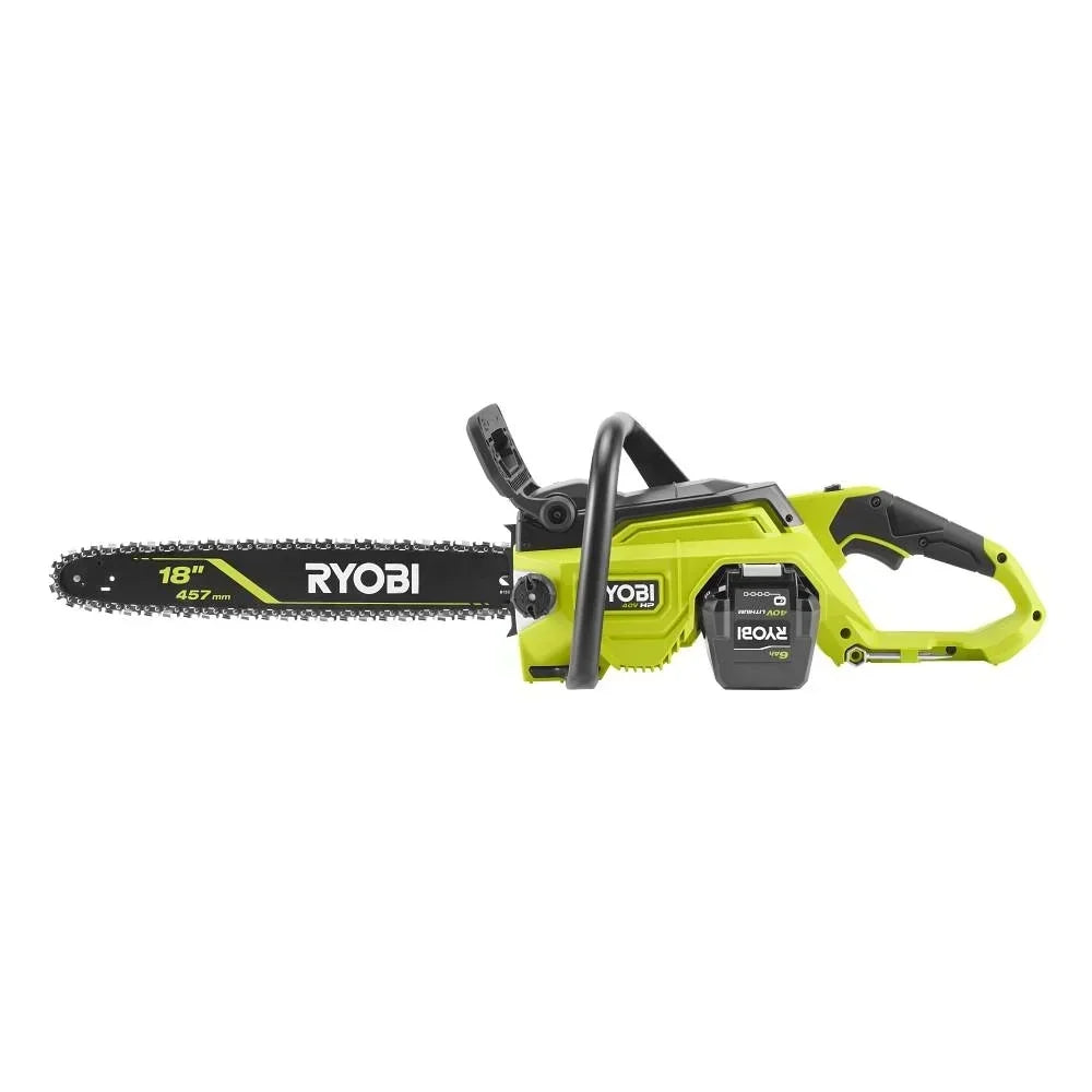 RYOBI 40V HP Brushless 18" Chainsaw Kit - Over 90 Cuts per Charge