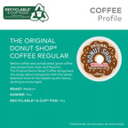 The Original Donut Shop Medium Roast Coffee Pods, 100 Count - Compatible With Keurig K-Cup Brewers