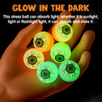 Joyfy 36 Pcs Halloween Bouncy Balls, Glow in The Dark Bouncy Balls Halloween Toys for Kids, for Trick or Treaters, Halloween Goodies, Halloween Party Favors