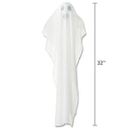 Hanging Ghost Decoration, White, 32", Halloween by Way To Celebrate