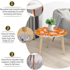 LNSETGC Small Coffee Nesting Tables With Colorful Embroidery Border