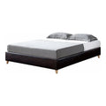 Furniture of America Goodwater Faux Leather Full Foundation Bed - Brown