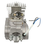 80cc 2-Stroke Bicycle Motor Kit For 26-Inch Wheels - Silver White