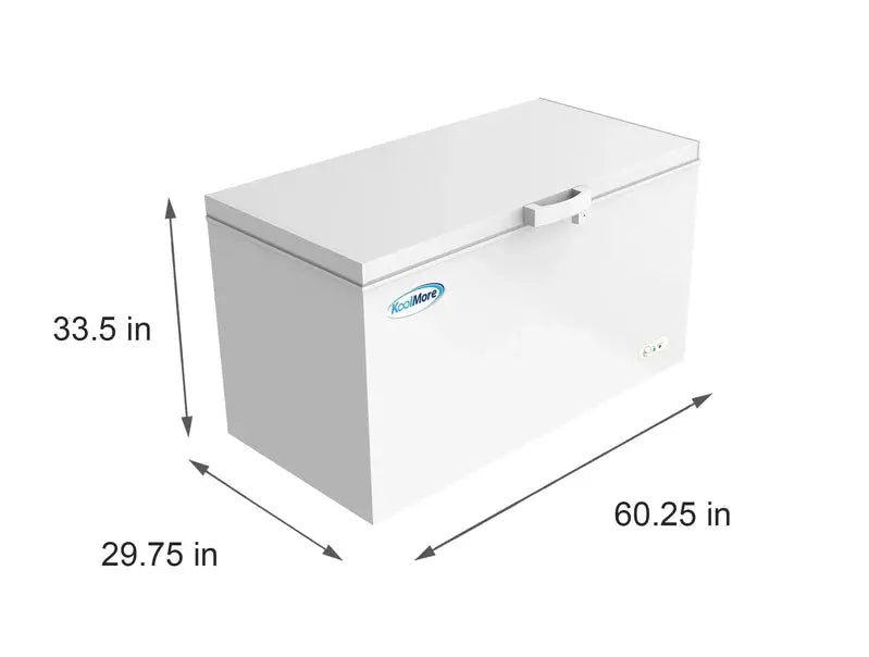 KoolMore Commercial Chest Freezer, 60 In, 16 Cu. Ft