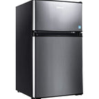 Mini Fridge With Freezer, 3.1 Cu.Ft Compact Refrigerator With LED Light - HPVFR310