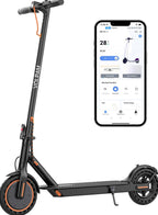 Electric Scooter 10 Inch Solid Tires, 500W, Dual Suspension