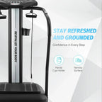 Zelus Whole Body Vibration Plate Exercise Machine, 500W, 99 Levels, 3 Preset Modes, 2 Resistance Bands, 330lb Capacity