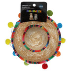 Vibrant Life Halloween Sombrero Hat Costume for Dogs and Cats, Multicolor