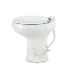 Dometic 300 Series Standard Height Heavy Duty Plastic RV Toilet, White - 302300071
