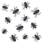 Paper Spider Wall Creatures Decoration, Black, 12 Pieces, Halloween by Way To Celebrate