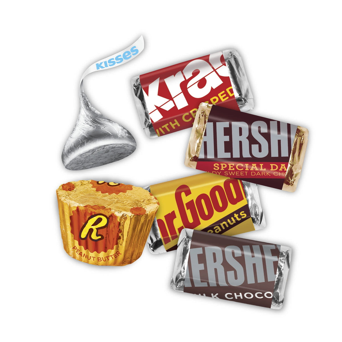 Hershey's and Reese's Assorted Chocolate Flavored, Halloween Candy Party Pack, 35 oz