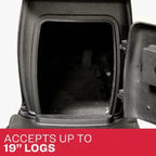 Logwood Cast Iron Wood Stove, 900 Sq. Ft., EPA Exempt - 1269E
