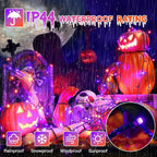 66FT 200 LED Halloween Lights, Halloween Lights Outdoor with 8 Lighting Modes, Waterproof Halloween String Lights for Christmas Outdoor Party Yard Garden Decoration
