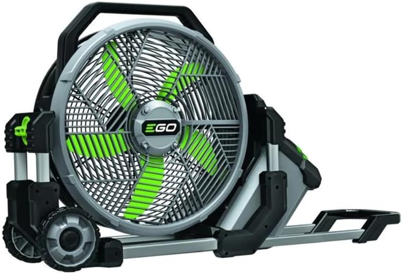 POWER+ 18 in Portable Outdoor Electric Misting Fan, 5 Speeds
