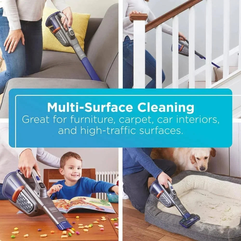 BLACK+DECKER Furbuster AdvanceClean+ Cordless Pet Handheld Vacuum 20V MAX - HHVK515JP07