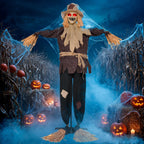 Joyfy Halloween Decorations Outdoor, Sound Activated with LED Eyes & Sound & Motion, Decor for Yard Farm Garden Indoor Haunted House