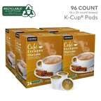 Cafe Escapes Chai Latte K-Cup Pods, 96 Count - Keurig Compatible