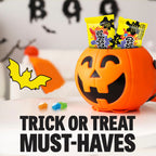 Gushers Tropical Nightmare Fruit Flavored Snacks Mini Pouches, Halloween Treats, 26 Count