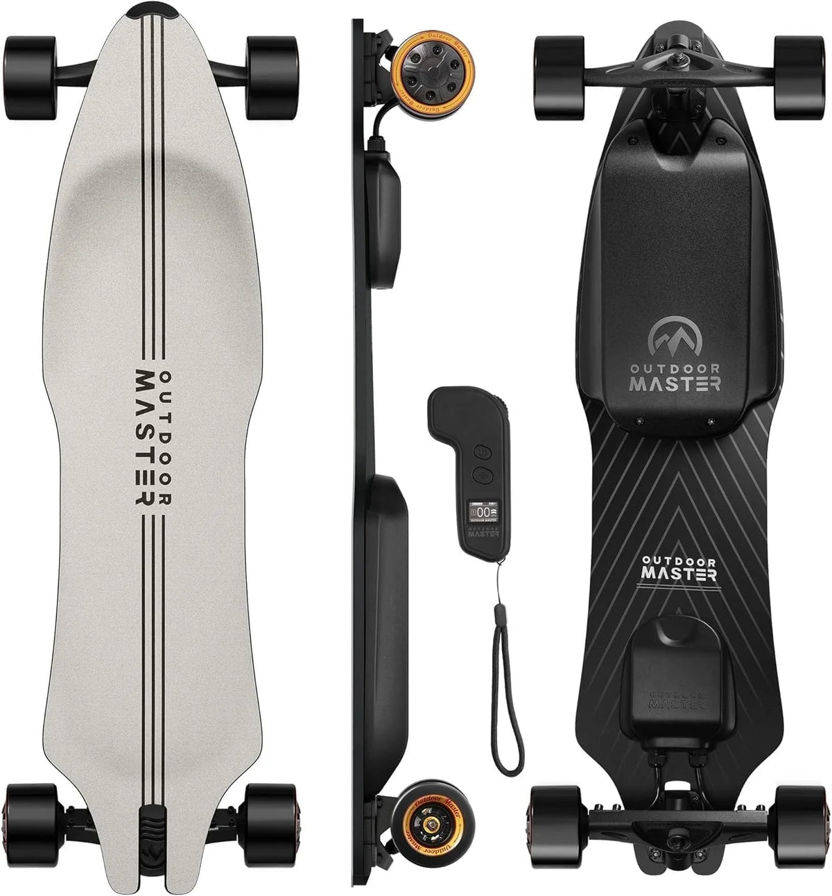 Caribou Electric Skateboard With Dual 1000W Motors, 32 MPH, 26 Mile Range