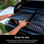 5-in-1 Electric and Propane 3-Burner Outdoor Grill and Smoker, Stainless Steel