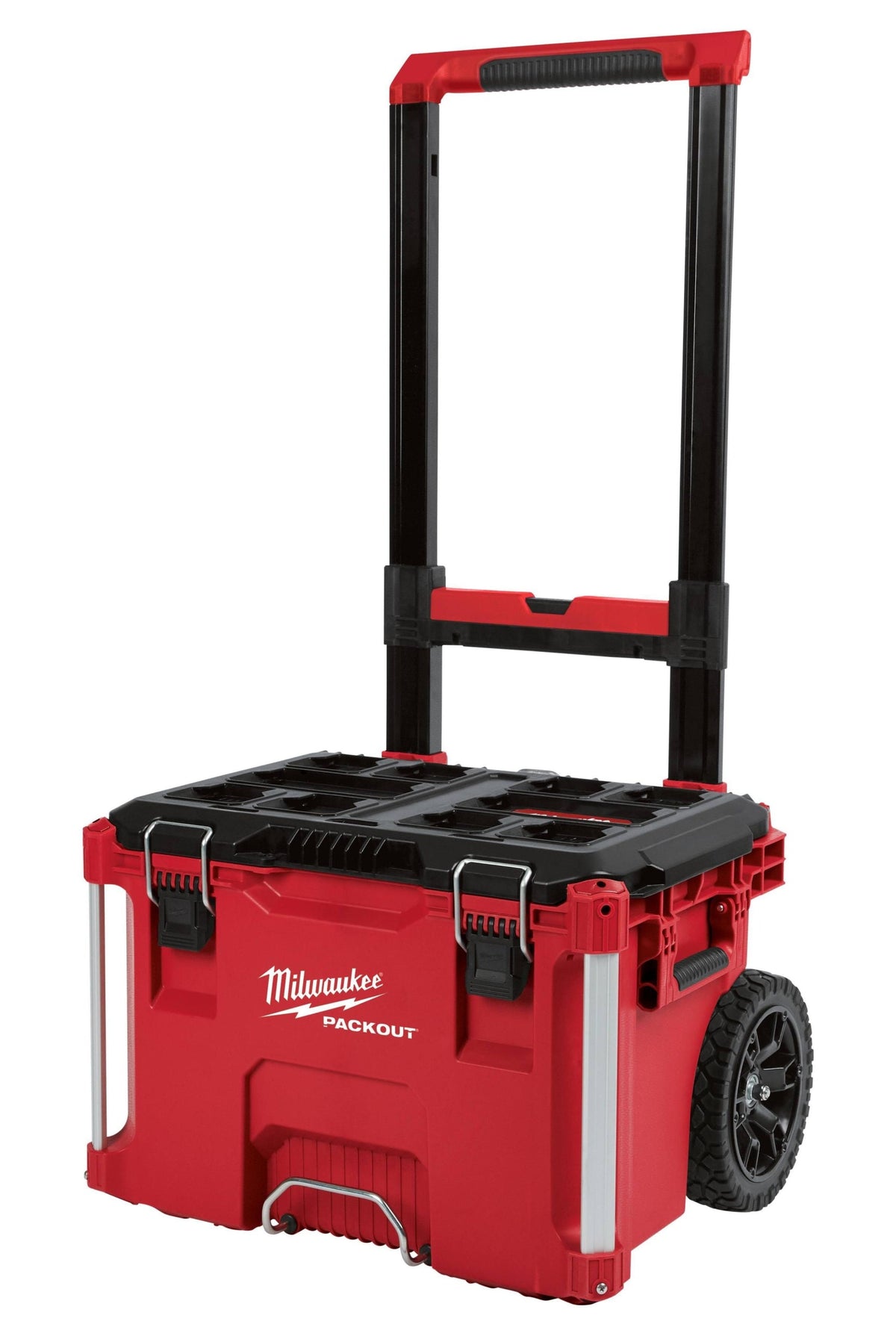Rolling Tool Box With 9-Inch All-Terrain Wheels, 250 lb Capacity, 22.1 in x 25.6 in x 18.9 in