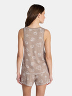 Halloween Women's Hacci Knit Tank Top and Shorts Pajama Set from Way to Celebrate, 2-Piece, Sizes XS-3X