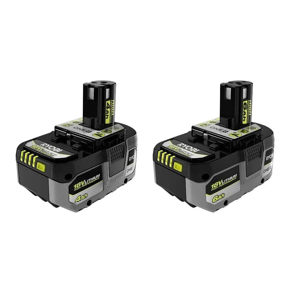 RYOBI 18V ONE+ 4Ah & 6Ah Lithium High Performance Battery 2-Pack