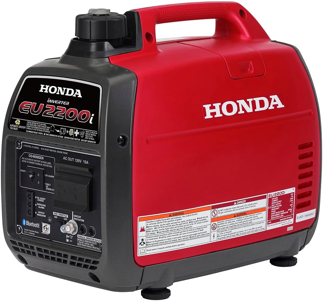 Honda 2200 Watt Portable Inverter Generator With Co-Minder - 664240 EU2200i