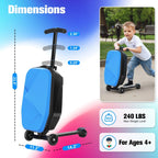Advwin Scooter Luggage, 37 L, Pink