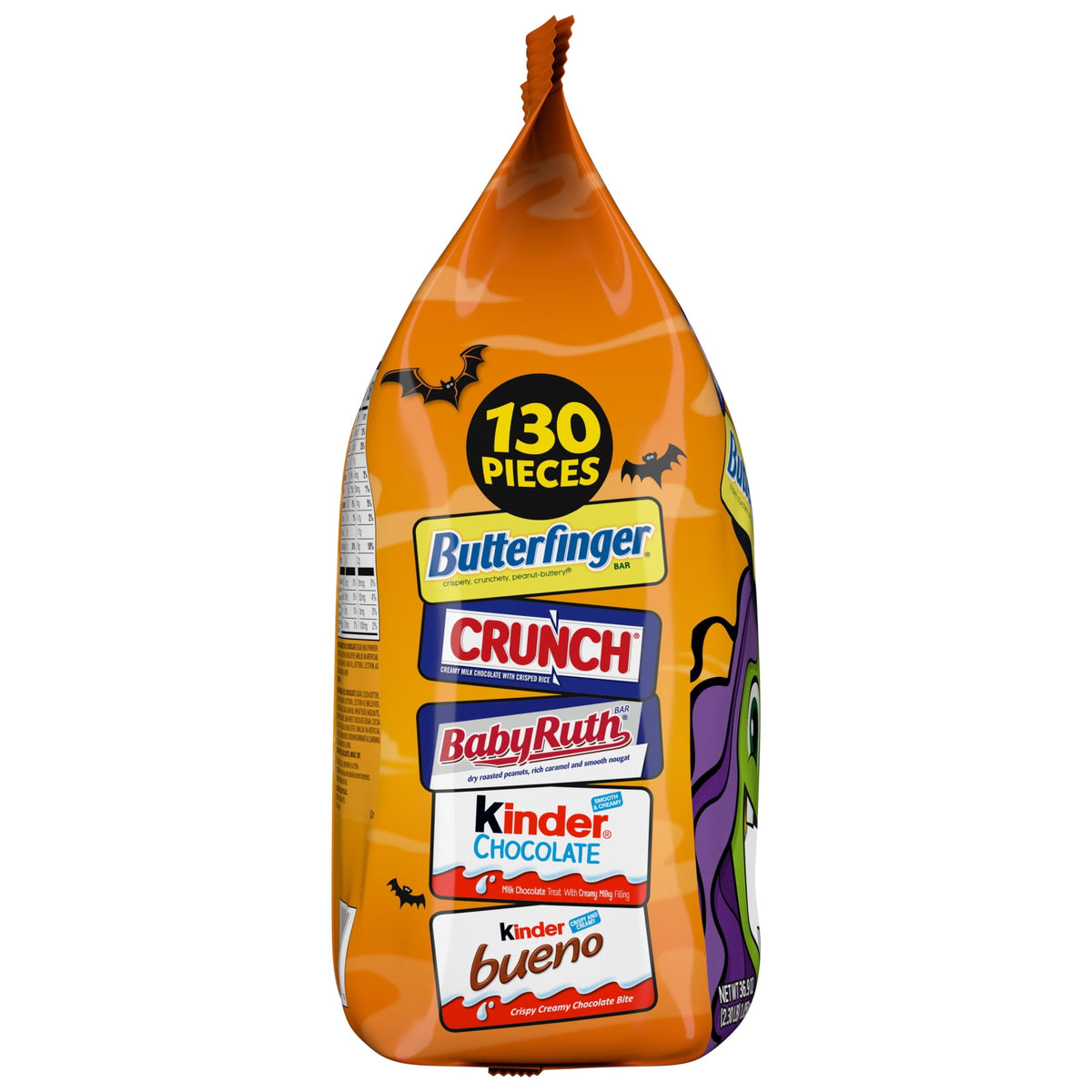 Butterfinger, CRUNCH, Baby Ruth & More Halloween Candy Chocolate-y, 36.9 oz