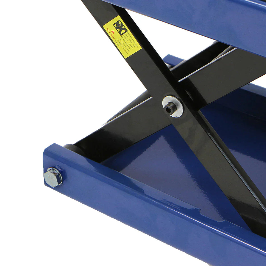 Motorcycle Scissor Jack 1100lbs Blue/Black