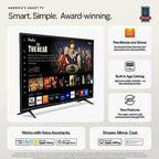 VIZIO 40-Inch D-Series Full HD 1080p Smart TV With AMD FreeSync Apple AirPlay - D40F-J09