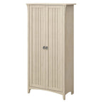 Tall Freestanding Storage Cabinet With Doors And 5 Shelves