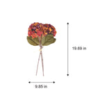 My Texas House Fall Faux Hydrangea Bundle, Burgundy, 20"