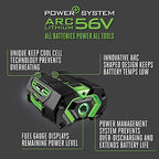 EGO Power+ 56-Volt 5.0 Ah Battery With Upgraded Fuel Gauge