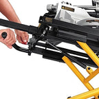 DEWALT Rolling Miter Saw Stand With Wheels, Yellow - DWX726