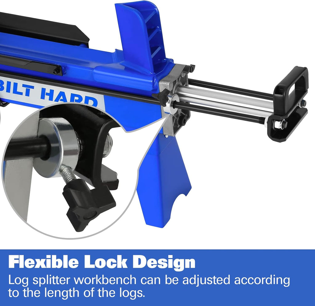 BILT HARD Electric Log Splitter 6.5 Ton 15Amp Horizontal