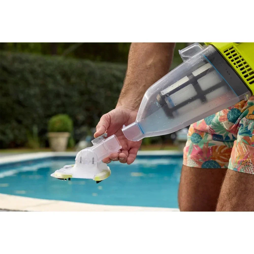 RYOBI 18V ONE+ Handheld Cordless Pool Vacuum Cleaner (Tool Only) with Floor Head