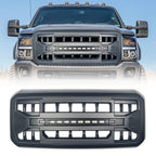 AMERICAN MODIFIED Armor Grille With Off Road Lights For 11-16 Ford F250/F350/F450/F550 Super Duty