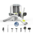 PAWSPIK Pet Grooming Vacuum Kit With 7 Tools, 6 Suction Levels And 2.2L Dust Bin - GroomingPro Rx