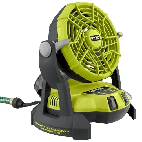 RYOBI 18V ONE+ Bucket Top Misting Fan Kit