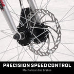 Mongoose Malus Adult Fat Tire Mountain Bike, 26-Inch Wheels, 4-Inch Tires, 7-Speed - R5714C