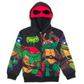 Teenage Mutant Ninja Turtles Toddler Boys' Cosplay Fleece Zip-Up Hoodie TMNT Black