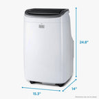 BLACK+DECKER Portable Air Conditioner, 8000 BTU, Up To 350 Sq. Ft.