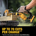 8-Inch 20V Cordless Pruning Chainsaw Kit With 3Ah Battery And Charger - DCCS623L1