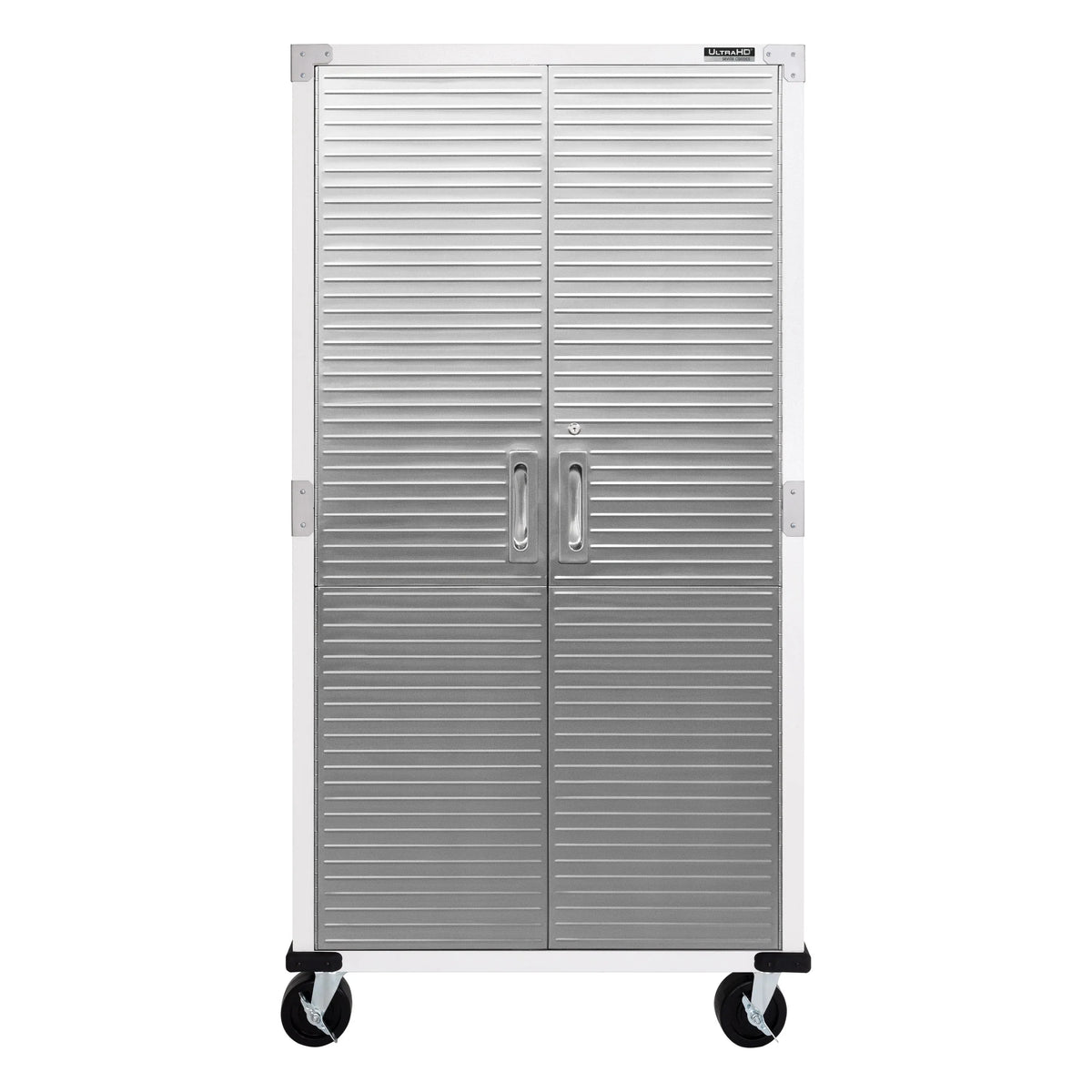 Seville Classics UltraHD Rolling Storage Cabinet, Granite, 36in W x 18in D x 72in H