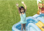 Inflatable Jungle Adventure Play Center 96 x 78 x 28 Inches - Kiddie Pool Ages 2 And Up
